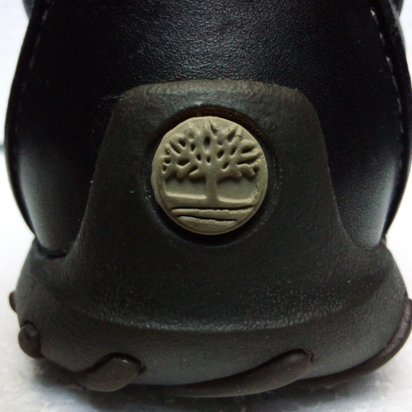 Timberland Leather Driver Lace-up Shoes Sneakers Men's 9M Black - Picture 11 of 16